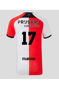 Feyenoord Luka Ivanusec #17 Voetbaltruitje Thuis tenue 2024-25 Korte Mouw